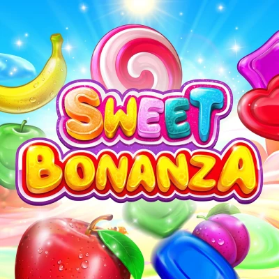 Sweet Bonanza online slot game tile available at Brango Casino Canada